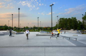 Town of Apex Rodgers Family Skate Plaza at Trackside