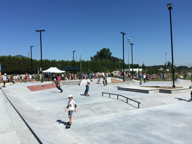 Rodgers Family Skate Plaza at Trackside Grand Opening!
